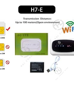 HCX H7-E Unlocked 4G LTE Router WIFI MODEM Mobile 300M Globally America, Europe, Southeast Asia, Australia, Asia, Middle East